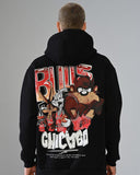 Sweat capuche noir Bulls looney toons chicago