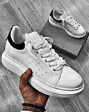 Sneakers blanche à lacets pour Homme