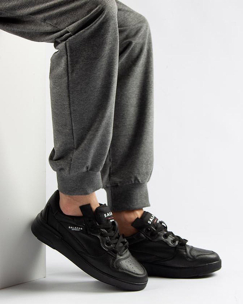 Men's All-Black Trendy Sneakers Shoes