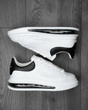Zapatos deportivos blancos con suela blanca con efecto burbuja de aire marca BB Salazar