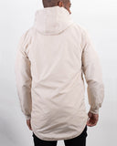 Long beige oversized waterproof windbreaker jacket for men UNIPLAY